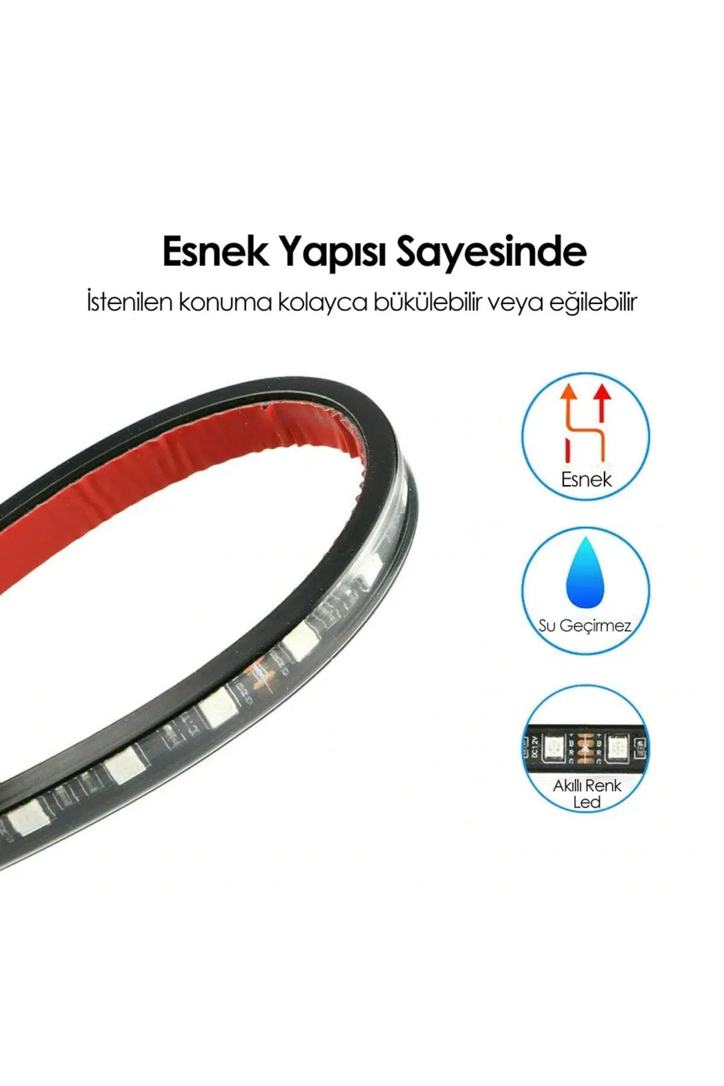 12 LED Ayak Altı RGB Aydınlatma Seti – Sese ve Müziğe Duyarlı Kumandalı Oto İç Ambiyans Işık