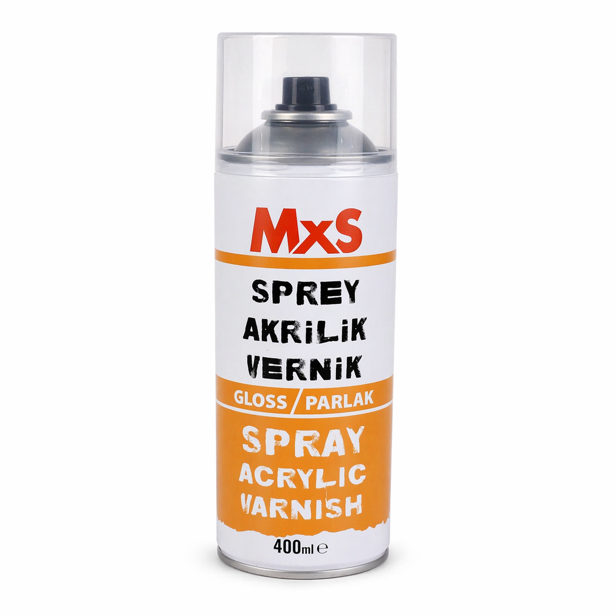 MxS sprey akrilik vernik, parlak (gloss), 400 ml
