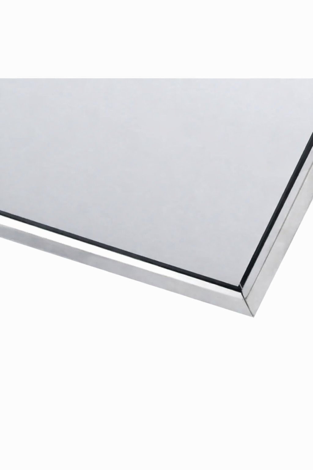 Paslanmaz Krom Metal Plakalık 52.7cm X 11.5cm 2 Adet