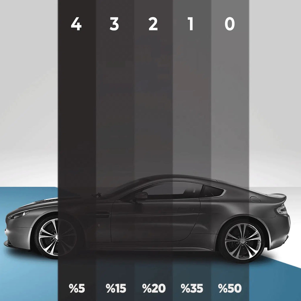 Oto Cam Filmi Çizilmez 1. Kalite 50 cm x 6 Metre %35 Koyuluk – 1 Numara Açık Ton Araç Cam Filmi