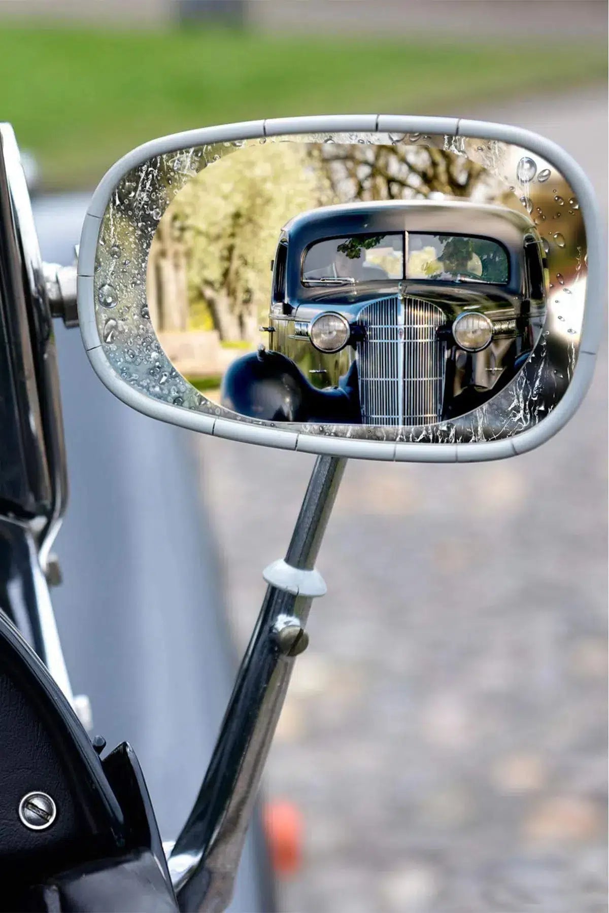 Oto Dış Ayna Yağmur Tutmaz Kaydırıcı Film 2 Adet – Buğu Önleyici Nano Kaplama Cam Filmi