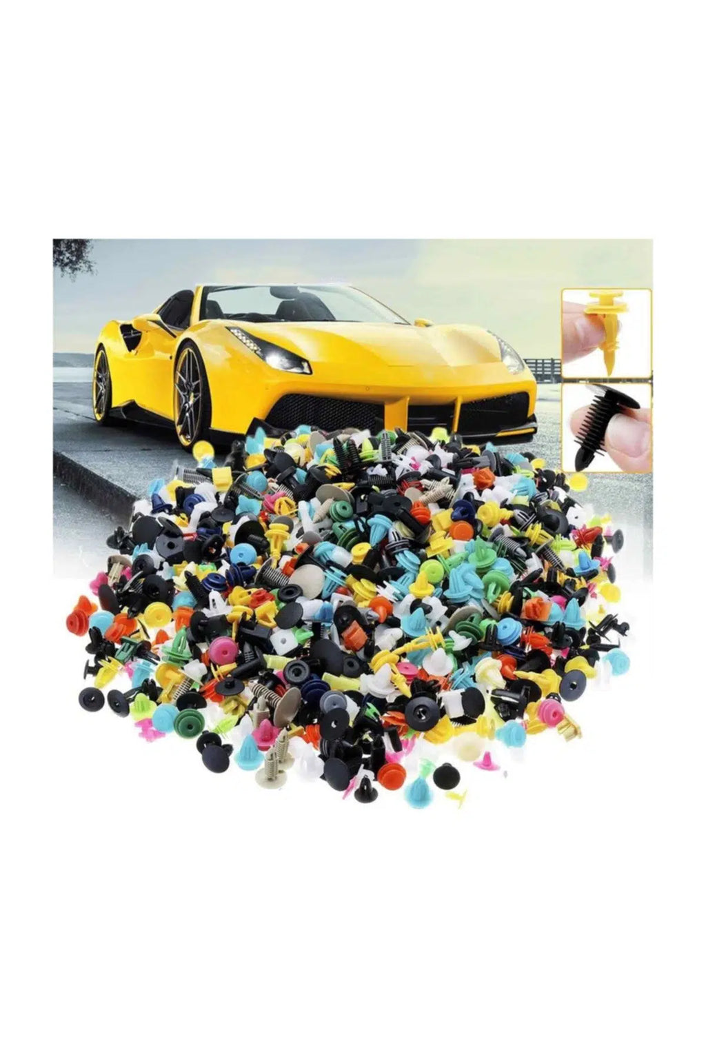 Araç Plastik Klips Seti 460 Parça – Kaporta, Kapı Döşeme, Trim Sabitleme Klipsleri