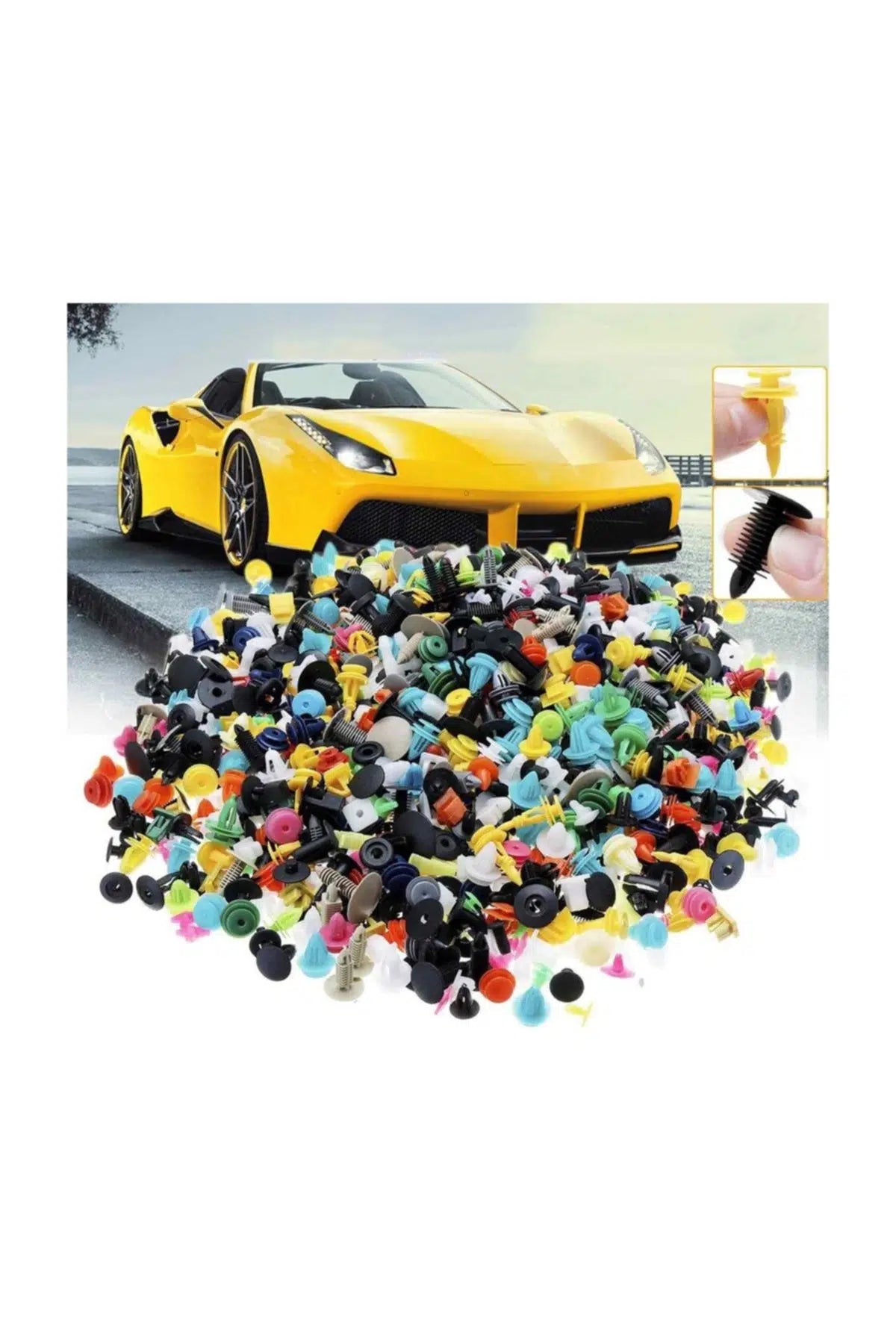 Araç Plastik Klips Seti 460 Parça – Kaporta, Kapı Döşeme, Trim Sabitleme Klipsleri