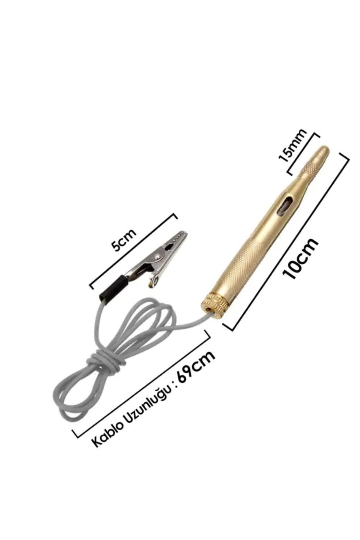 12 V Araç Kontrol Kalemi Timsah Ağızlı