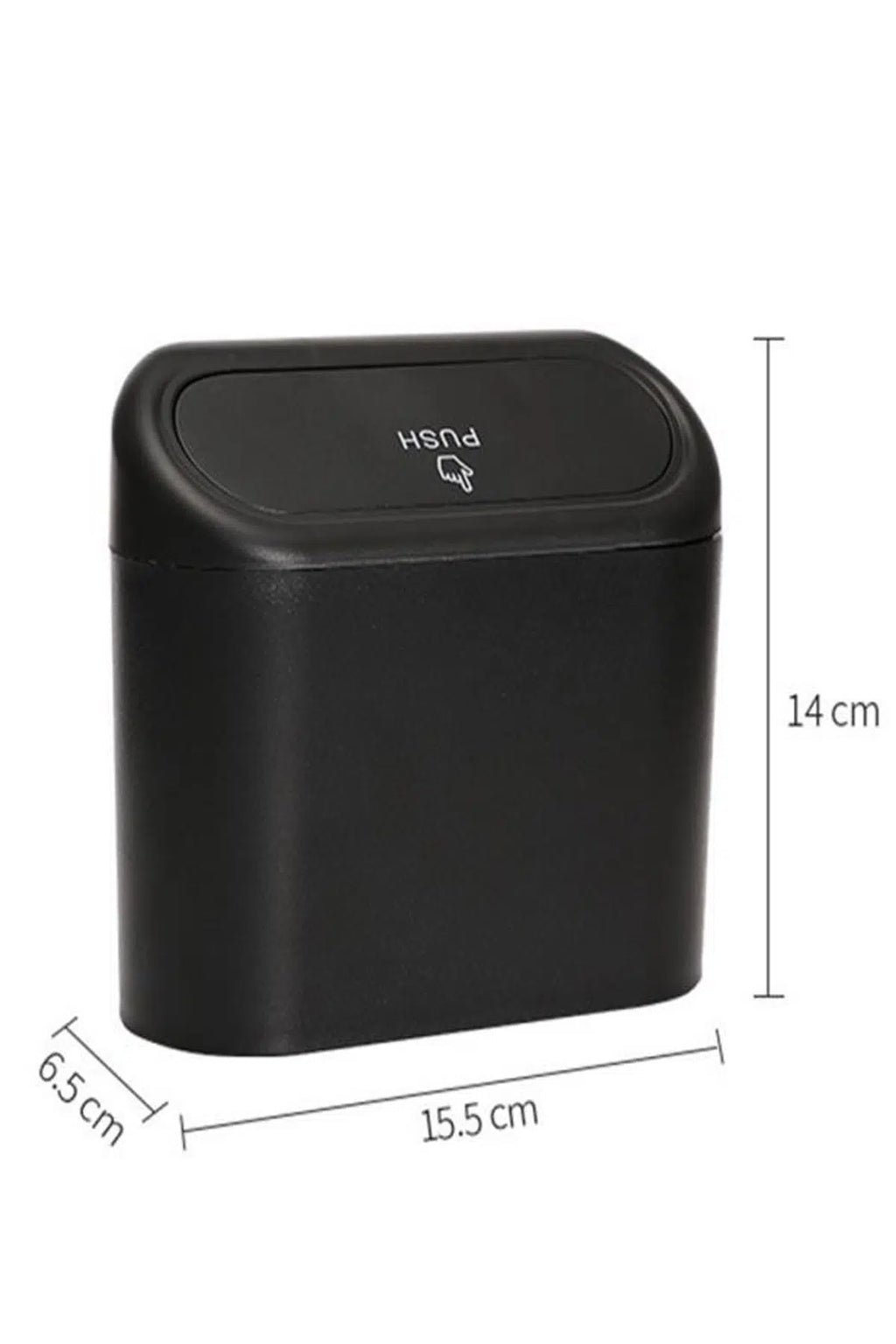 Araç Kapı İçi Mini Çöp Kovası – Tek Dokunuş Açılır,