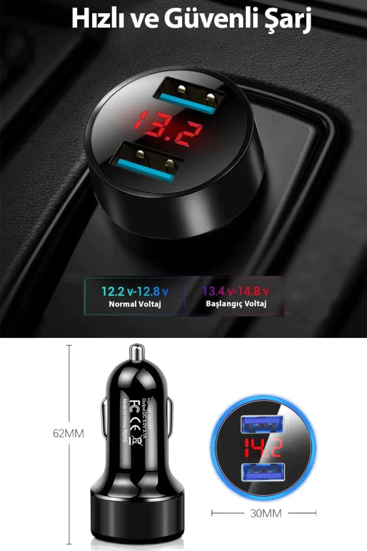 Çakmaklık USB Şarj Aleti