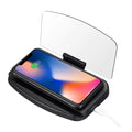 FR-425 Qi Kablosuz Şarjlı HUD Telefon Tutucu – Navigasyon Araç Ekranı Yansıtmalı Stand