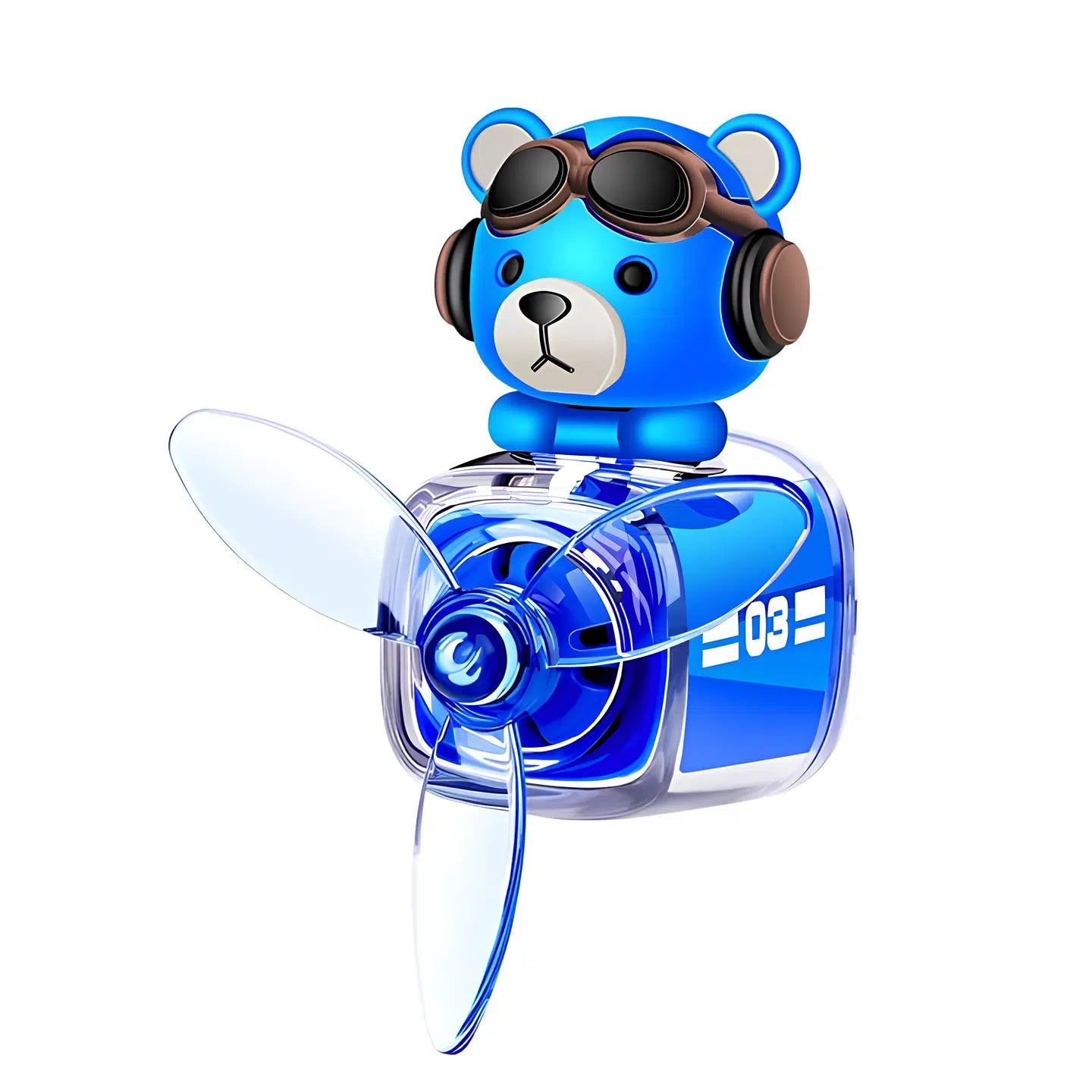 Pervaneli Klima Süsü Oto Koku Klipsi  Pilot Ayı Hava Ferahlatıcı Maskot